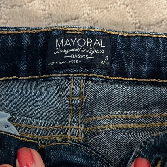 Mayoral Toddler Size 3 Jeans- 3 pair - Picture 7 of 7